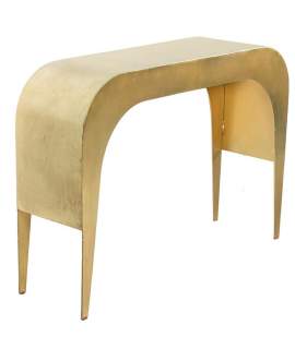 Consola Recibidor Actual Metalica Color Oro Serie Agosg