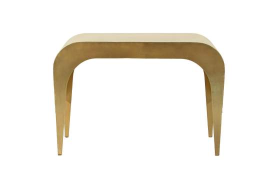 Consola Recibidor Actual Metalica Color Oro Serie Agosg