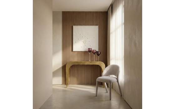 Consola Recibidor Actual Metalica Color Oro Serie Agosg