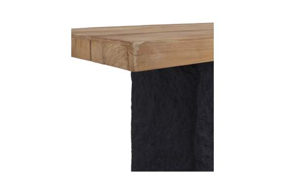 Consola Recibidor Bicolor Tablero Madera y Resinas Almano