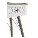Consola Recibidor Blanco Actual 2 Cajones Serie Arpentis