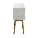Consola Recibidor Blanco Decape Cajones Madera Reciclada Albost