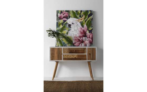 Consola Recibidor Blanco Decape Cajones Madera Reciclada Albost