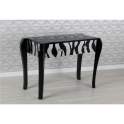 Consola Recibidor Cebra Blanco y Negro