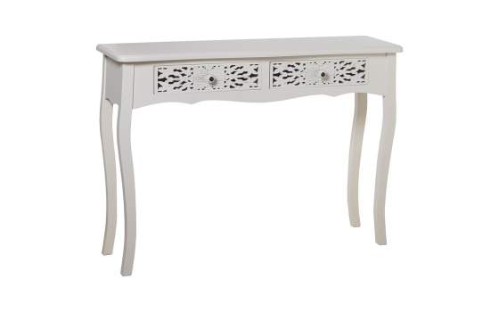 Consola Recibidor Clasica 2 Cajones Tallados Mandala Trados