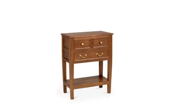 Consola Recibidor Colonial Clasica 3 Cajones Serie Anewpor