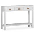 Consola Recibidor Colonial en Blanco Serie Everest