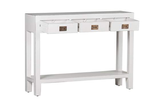 Consola Recibidor Colonial en Blanco Serie Everest