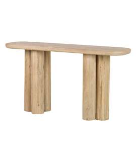 Consola Recibidor de 140 cm Madera Mango Natural Serie Felo