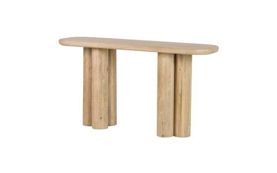 Consola Recibidor de 140 cm Madera Mango Natural Serie Felo