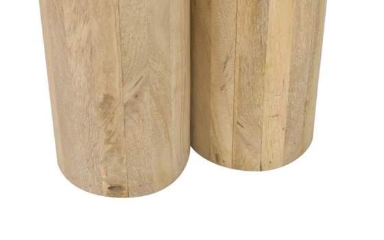 Consola Recibidor de 140 cm Madera Mango Natural Serie Felo