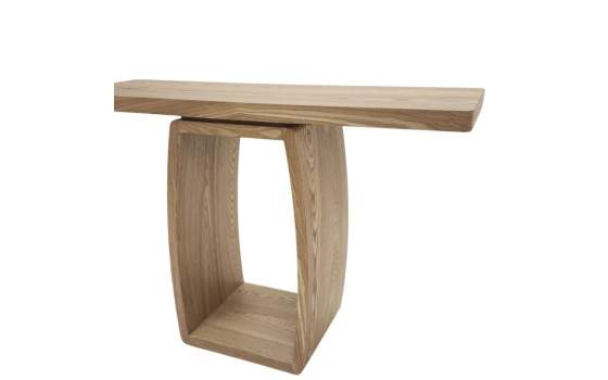 Consola Recibidor Diseño Actual Fresno Natural - Alisont