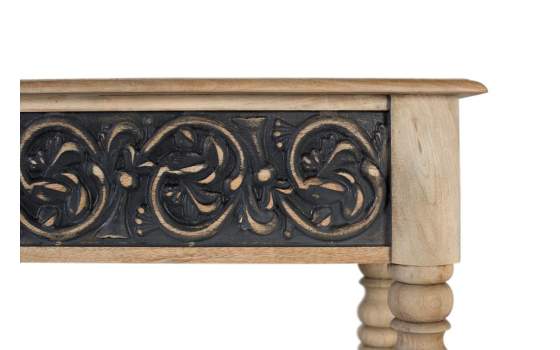 Consola Recibidor Diseño Rustico bicolor Gris y Natural Azuot Consola Recibidor Diseño Rustico bicolor Gris y Natural Azuot