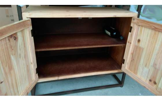 Consola Recibidor Estilo Actual Industrial Serie Brais