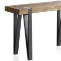 Consola Recibidor Estilo Industrial Madera Metal Serie Albent
