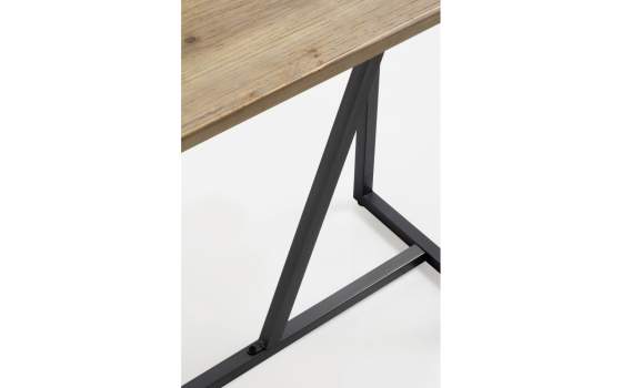 Consola Recibidor Estilo Industrial Madera y Acero Ausquer