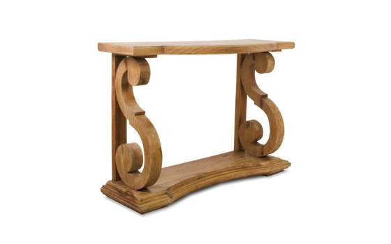 Consola Recibidor Estilo Rustico Actual en Madera Serie Datas