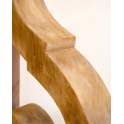 Consola Recibidor Estilo Rustico Madera Natural y Negro Datas