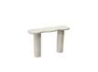 Consola Recibidor Formas Color Latte Brillo - Serie Amalfi
