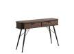 Consola Recibidor Industrial 2 Cajones Madera Metal Abrami
