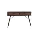 Consola Recibidor Industrial 2 Cajones Madera Metal Abrami
