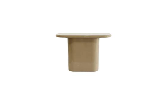 Consola Recibidor Moderna Color Taupe Brillo - Serie Amalfi