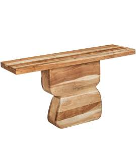 Consola Recibidor Moderna Madera Mango - Serie Abeiro