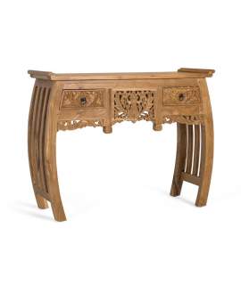 Consola Recibidor Tallada Estilo Oriental Serie Ascanio