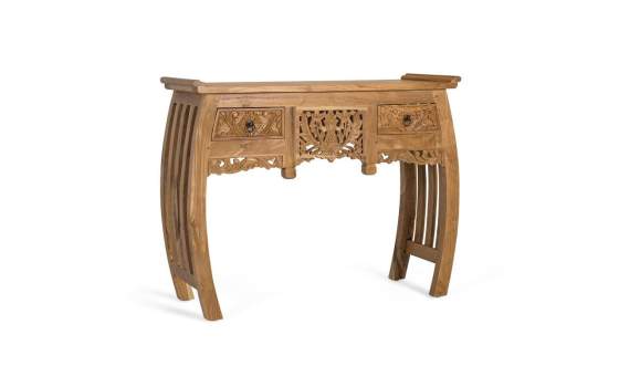 Consola Recibidor Tallada Estilo Oriental Serie Ascanio