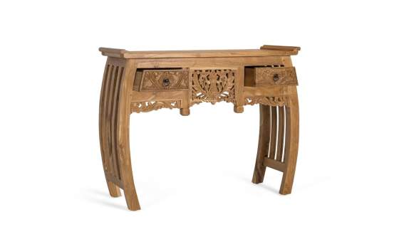 Consola Recibidor Tallada Estilo Oriental Serie Ascanio