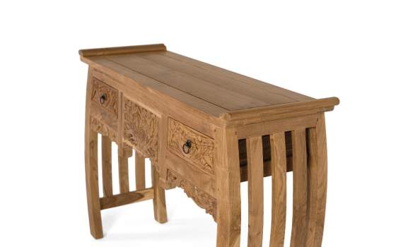 Consola Recibidor Tallada Estilo Oriental Serie Ascanio