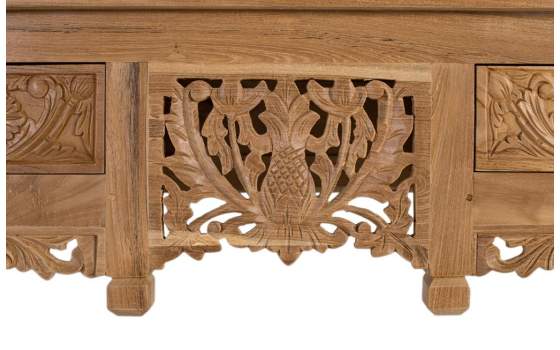 Consola Recibidor Tallada Estilo Oriental Serie Ascanio