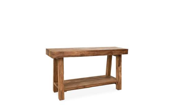 Consola Recibidor Teca Reciclada Rustica Serie Ayaral