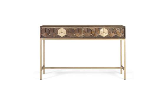 Consola Rustica Actual Madera Metal Serie Ariast