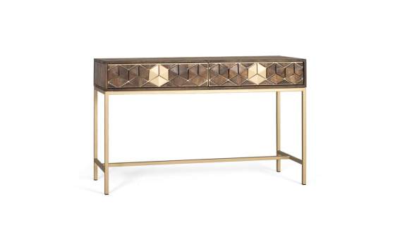 Consola Rustica Actual Madera Metal Serie Ariast