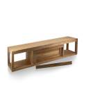 Consola Suspendida Teca Acabado Natural Serie Teide