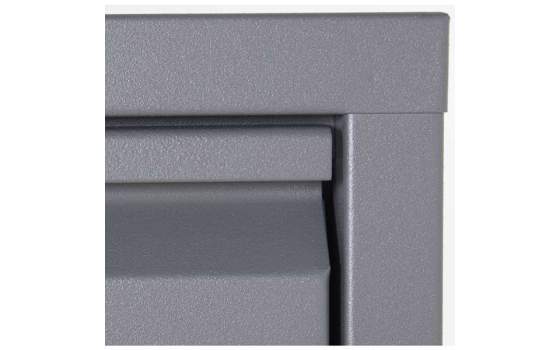 Contendor 2 Cubos Reciclaje 2 Puertas Gris Serie Arbasola