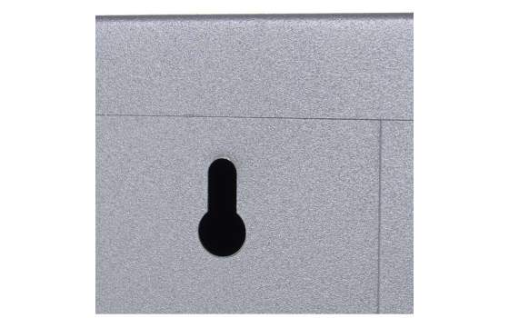 Contendor 2 Cubos Reciclaje 2 Puertas Gris Serie Arbasola