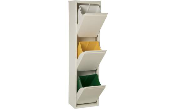 Contenedor cubos de Reciclaje 3 Puertas Serie Arbasola