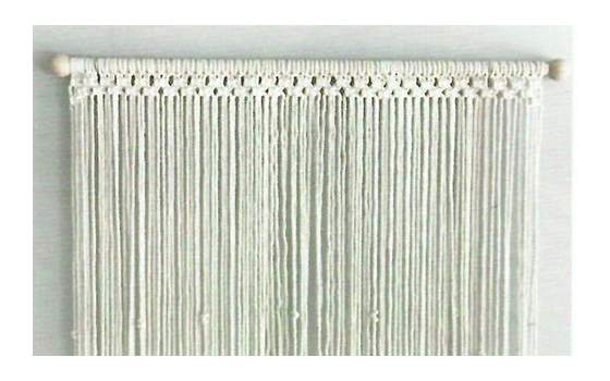 Cortina Macrame Mod. 1 de 100 ancho, altos de 170 a 210