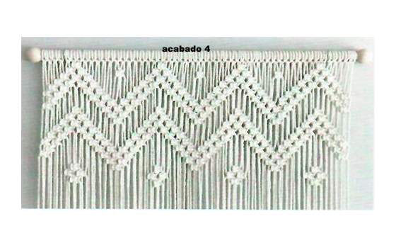 Cortina Macrame Mod.2,4,5 de 80 ancho, altos de 170 a 210