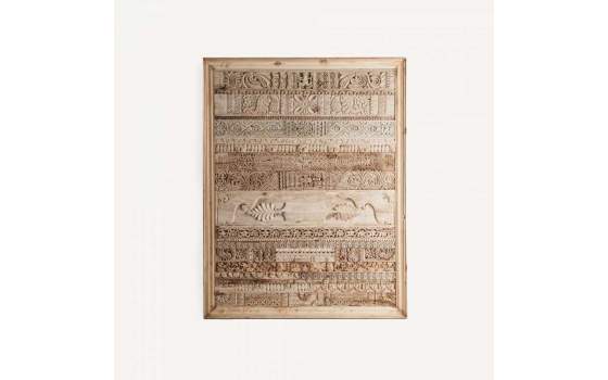 Cuadro Decoracion Tallado Ornamental Natural Serie Gient