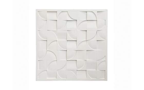 Cuadro Panel Decoracion en Relieve Color Blanco Aveyro Cuadro Panel Decoracion en Relieve Color Blanco Aveyro