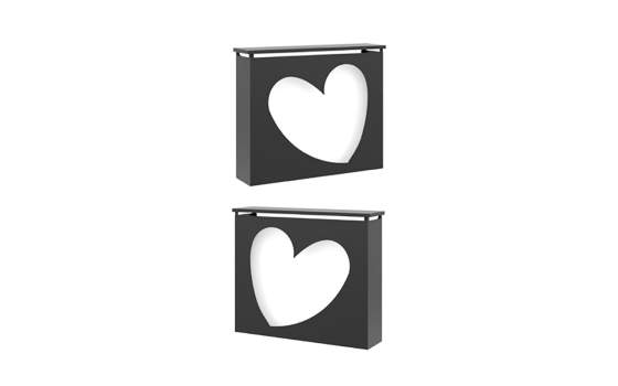 Cubre Radiador Corazon