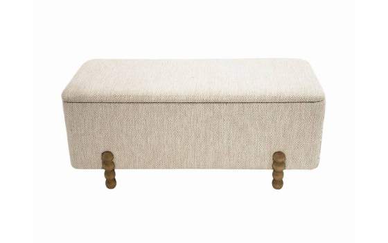 Descalzadora banqueta Baul Tapizada Bicolor Serie Ationes