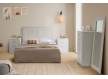 Dormitorio Completo Actual Blanco Cama de 150 cm Serie Dantany