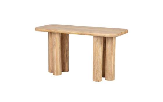 Escritorio Actual Madera Mango Natural Serie Felo