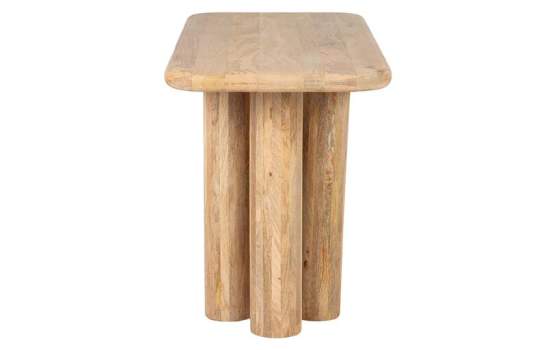 Escritorio Actual Madera Mango Natural Serie Felo