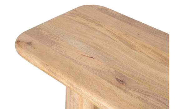 Escritorio Actual Madera Mango Natural Serie Felo