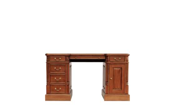 Escritorio Clasico Colonial 160 cm 6 Cajones 1 Puerta Vitorian